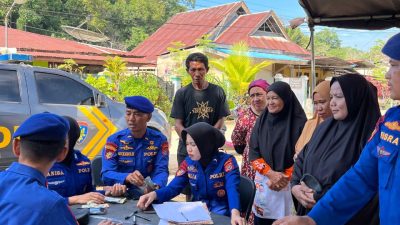 Dit Polairud Polda Sultra Gelar Gerakan Pasar Murah di Kelurahan Talia, 3 Ton Beras Tersalurkan