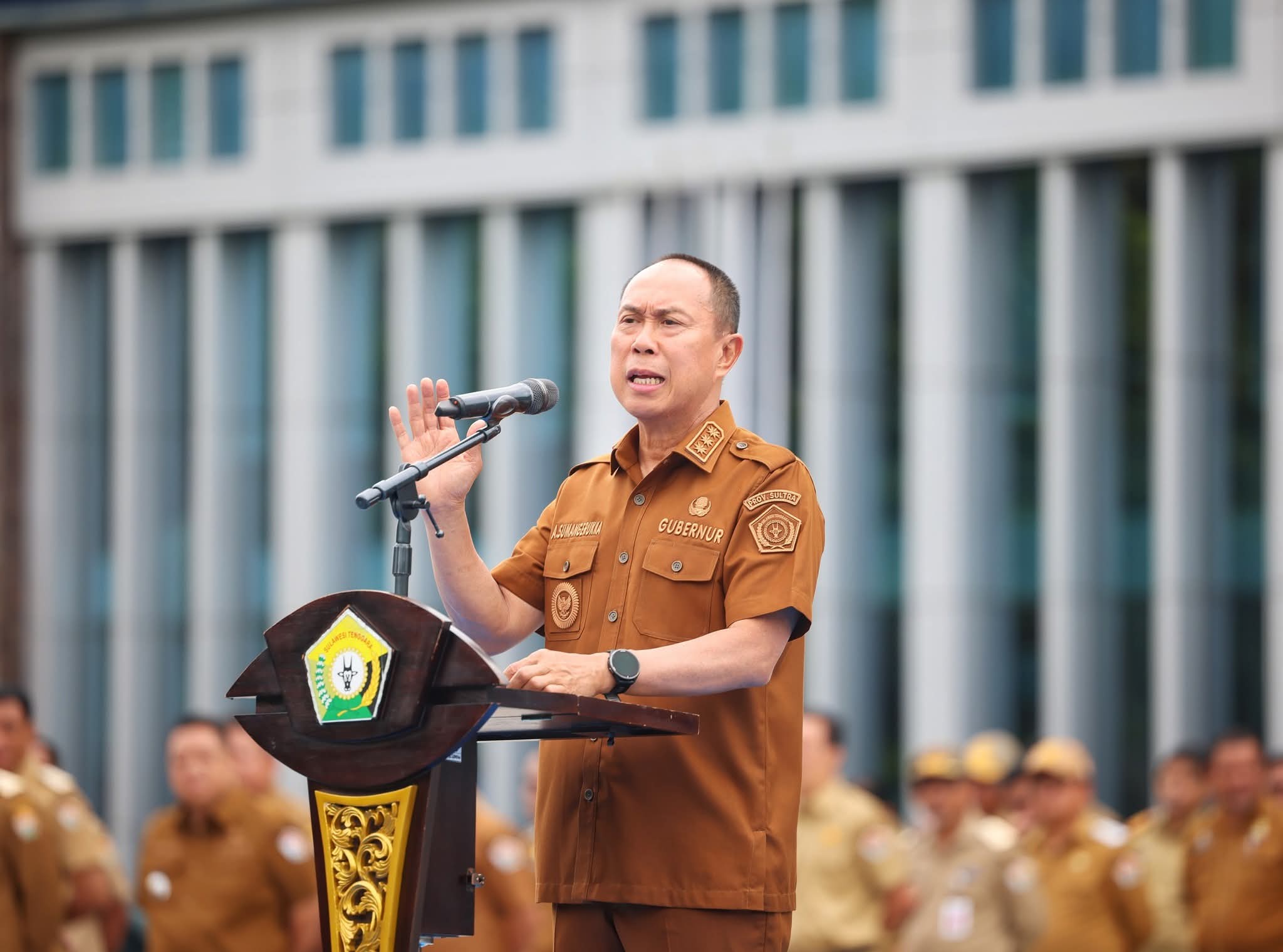 Gubernur Sultra, Andi Sumangerukka. (Dok. Pemprov Sultra)