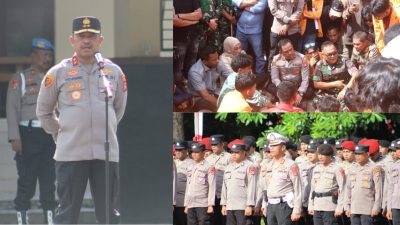 3.107 Personel Gabungan Polda Sultra dan Polresta Kendari Amankan Jalannya Penyampaian Aspirasi