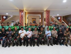 Kapolda Sultra dan Forkopimda Terima Kunjungan Silaturahmi Komunitas Ojol Kota Kendari