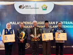 Paritrana Award Digelar, Kabupaten Buton Utara Juara 1 di Sultra Kategori Pemerintah Kabupaten/Kota