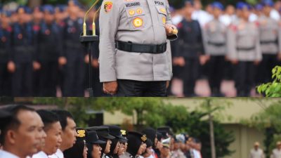Polda Sultra Gelar Upacara Haornas ke-42, Kapolda Ajak Jadikan Olahraga sebagai Gerakan Kebangsaan