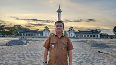 Target Rampung Minggu Ini, Renovasi Tugu Eks MTQ Kendari Dikebut