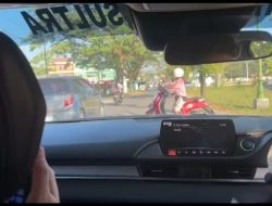 PJR dan Polwan Ditlantas Polda Sultra Ajak Warga Kendari Tertib Berlalu Lintas