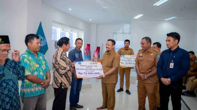 Bank Sultra Dukung Pembangunan Keagamaan di Buton Tengah Melalui Penyaluran CSR