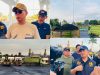 Gubernur Sultra Andi Sumangerukka didampingi Kepala Dinas Cipta Karya, Bina Konstruksi, dan Tata Ruang Sultra, Martin Efendi Patulak saat meninjau kawasan Eks MTQ Kendari venue utama pelaksanaan STQH Nasional.