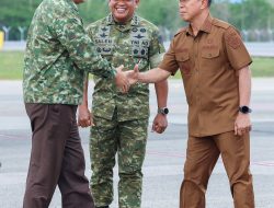 Gubernur Andi Sumangerukka Sambut Kunker Menhan Sjafrie Sjamsoeddin di Baubau