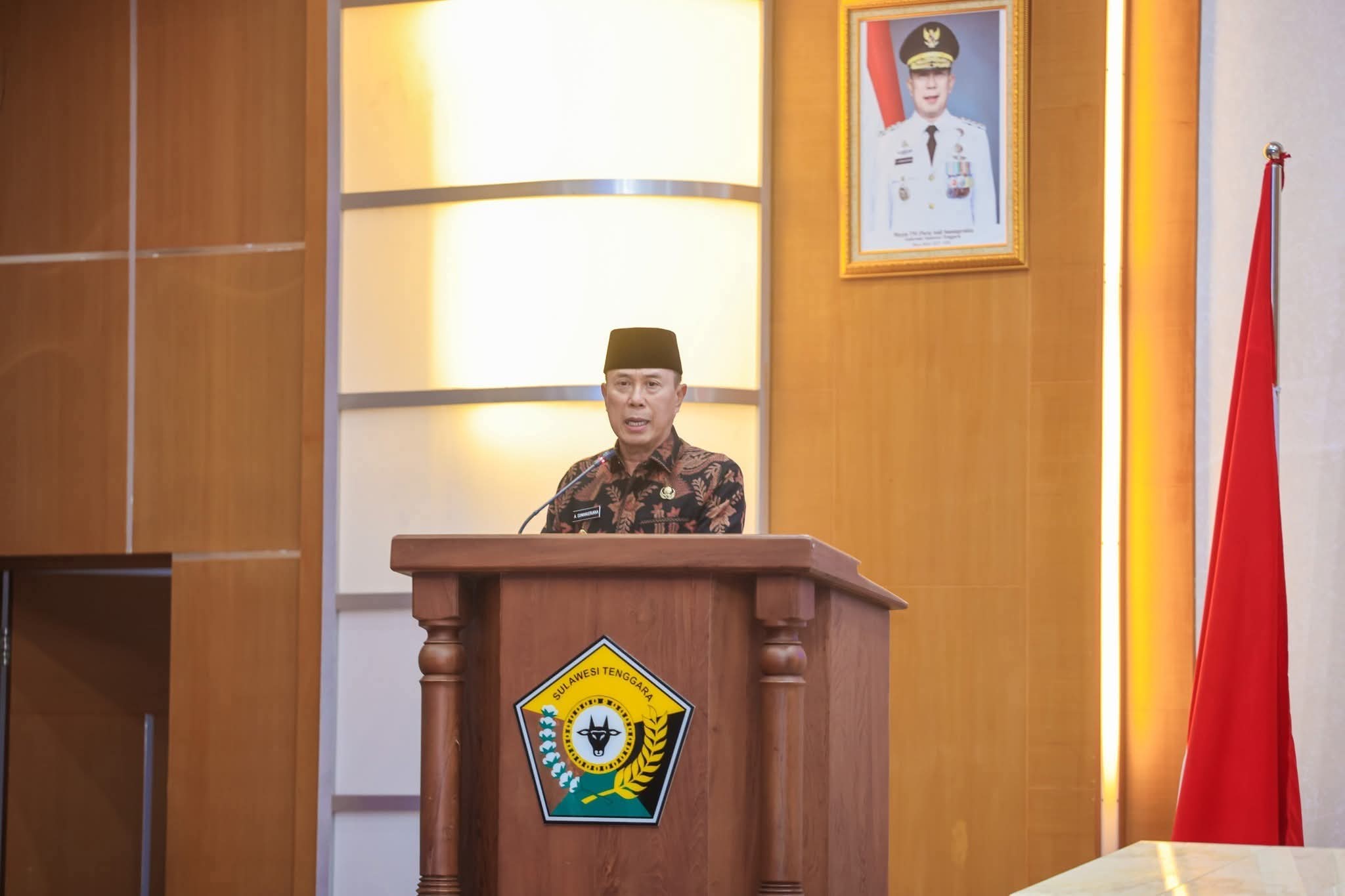 Gubernur Sultra, Andi Sumangerukka. (FOTO: PPID Pemprov Sultra)