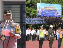 Kapolda Sultra Pimpin Apel Gelar Pasukan Operasi Zebra Anoa 2025