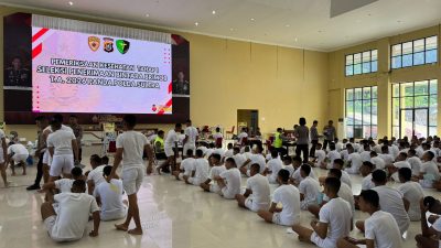 Polda Sultra Gelar Rikkes Tahap I Penerimaan Bintara Brimob 2026 