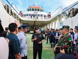 Pastikan Keamanan Nataru, Gubernur Sultra Tinjau Pos Pengamanan hingga Pelabuhan Torobulu