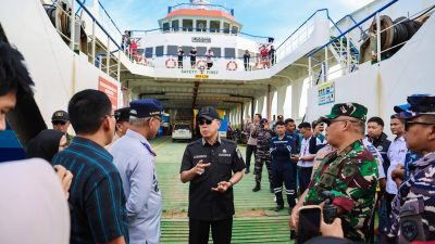 Pastikan Keamanan Nataru, Gubernur Sultra Tinjau Pos Pengamanan hingga Pelabuhan Torobulu