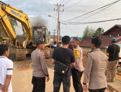 Brimob Polda Sumut Gerak Cepat, Jembatan Halangan Pulih Total dalam 3 Hari