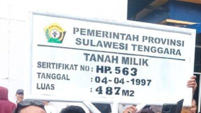 Barang milik daerah berupa eks rumah dinas di Jalan Ahmad Yani berdasarkan Sertifikat Hak Pakai Nomor 563 tanggal 4 April 1997 dengan luas 487 meter persegi. (Dok. Istimewa)