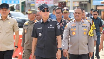 Kapolda Sultra dan Gubernur ASR Tinjau Pos Pam Operasi Lilin Anoa 2025 di Pelabuhan Torobulu