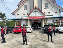Ditsamapta Polda Sultra Gelar KRYD, Pengamanan Ibadah Natal 2025 di Kendari Berjalan Kondusif