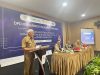 Sekretaris Daerah (Sekda) Provinsi Sultra, Drs. H. Asrun Lio, M.Hum., Ph.D, saat membuka Pelatihan Sertifikasi Berbasis Kompetensi Kualifikasi Direktur Tingkat I dan Komisaris Angkatan I DPD Perbarindo Sultra, di Kendari, Selasa (6/1/2026).