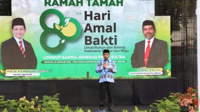 Kakanwil Kemenag Sultra Resmi Tutup Rangkaian HAB ke-80, Tekankan Asta Protas sebagai Kompas Kinerja ASN