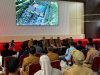 Pelaksana Tugas (Plt) Kepala Dikbud Sultra, Prof. Aris Badara saat menggelar konferensi pers bersama awak media. 