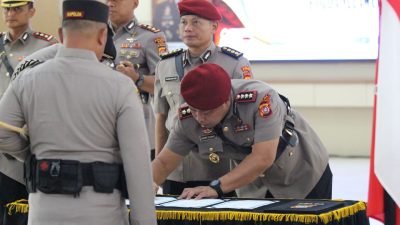 Sejumlah Pejabat dan Kapolres Jajaran Polda Sultra Resmi Berganti, Ini Pesan Kapolda