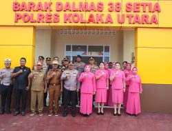 Kapolda Sultra Kunker ke Polres Kolaka Utara, Resmikan Gedung Barak Dalmas 38 Setia