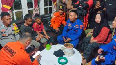 Tiga Anak Hanyut di Perairan Onehe Kolaka Ditemukan Selamat, Operasi SAR Resmi Ditutup