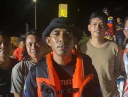 Perahu Dihantam Gelombang, Dua Nelayan Kolaka Utara Selamat Berkat Respons Cepat Polisi