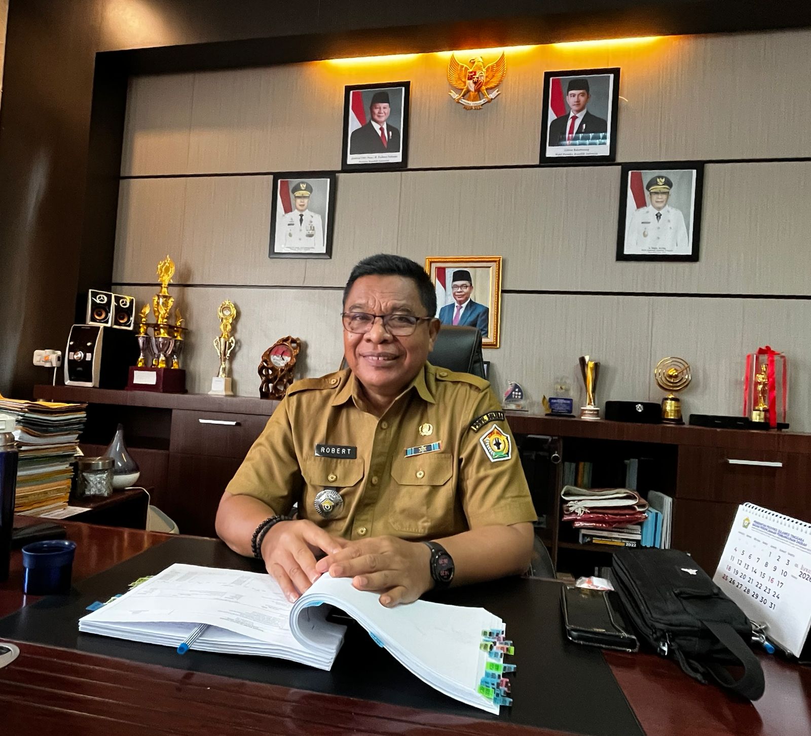 Kepala Bappeda Sultra, J. Robert. (FOTO: FAYSAL/MS)
