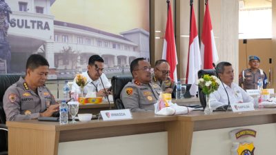 Polda Sultra Ikuti Launching Direktorat PPA/PPO, Dipimpin Langsung Kapolri
