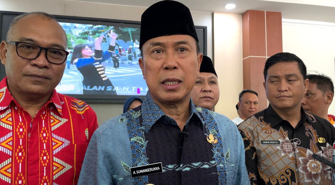 Gubernur Sultra, Andi Sumangerukka. (FOTO: FAYSAL/MS)