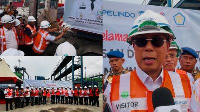 Gubernur Sultra Lepas Ekspor Langsung 46 Kontainer Feronikel ke China dari Kendari New Port