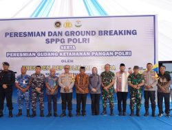 Presiden Prabowo Resmikan 1.179 SPPG dan 18 Gudang Ketahanan Pangan Polri, Termasuk SPPG Polresta Kendari