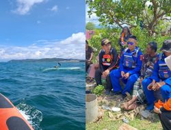 Nelayan Kolaka yang Hilang Saat Melaut Ditemukan Selamat, Longboat Terbalik di Perairan Tanggetada