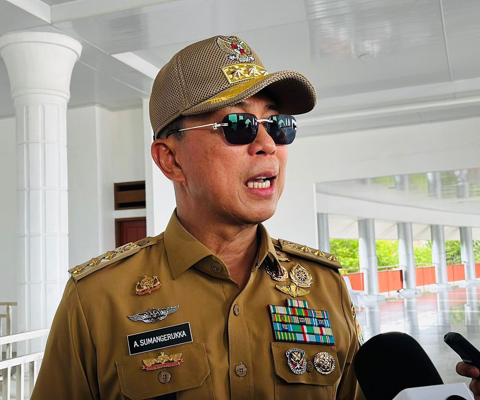 Gubernur Sultra, Andi Sumangerukka. (FOTO: FAYSAL/MS)