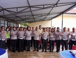 Suasana Kekeluargaan Warnai Syukuran Ulang Tahun Personel Ditlantas Sultra