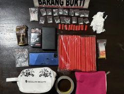 Polresta Kendari Tangkap Pengedar Sabu di Konawe Selatan, Amankan 18 Paket Narkotika