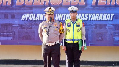 Pimpin Apel Personel, Dirlantas Polda Sultra Ingatkan Keselamatan Lalu Lintas Jelang Arus Mudik