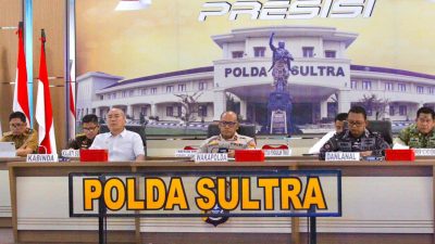 Wakapolda Sultra Pimpin Rapat Koordinasi Lintas Sektoral Kesiapan Operasi Ketupat Anoa 2026
