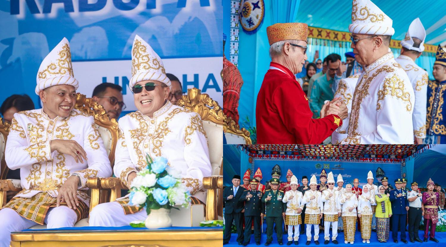 Gubernur Sulawesi Tenggara (Sultra) Mayjen TNI (Purn) Andi Sumangerukka menghadiri peringatan Hari Ulang Tahun (HUT) ke-66 Kabupaten Konawe yang dilaksanakan di Kantor Bupati Konawe, Selasa (3/3/2026). (Dok. Istimewa)