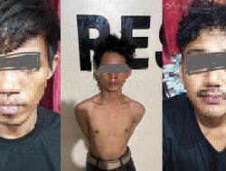 Tim Buser 77 Polresta Kendari Bekuk Tiga Pelaku Pencurian Rumah Kosong