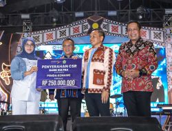 Wujud Kepedulian Pendidikan, Bank Sultra Serahkan CSR Rp250 Juta di Puncak HUT Konawe ke-66