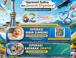 HUT ke-62 Sultra, Pemprov Gelar Bakti Sosial Kesehatan Gratis untuk Ratusan Warga