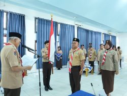 Pelantikan Mabi dan Pimpinan Saka Bahari Sultra, Asrun Lio Tekankan Penguatan SDM Maritim