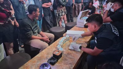 Ditresnarkoba Polda Sultra Razia Tiga Tempat Hiburan Malam, Dua Pengunjung Positif Narkoba