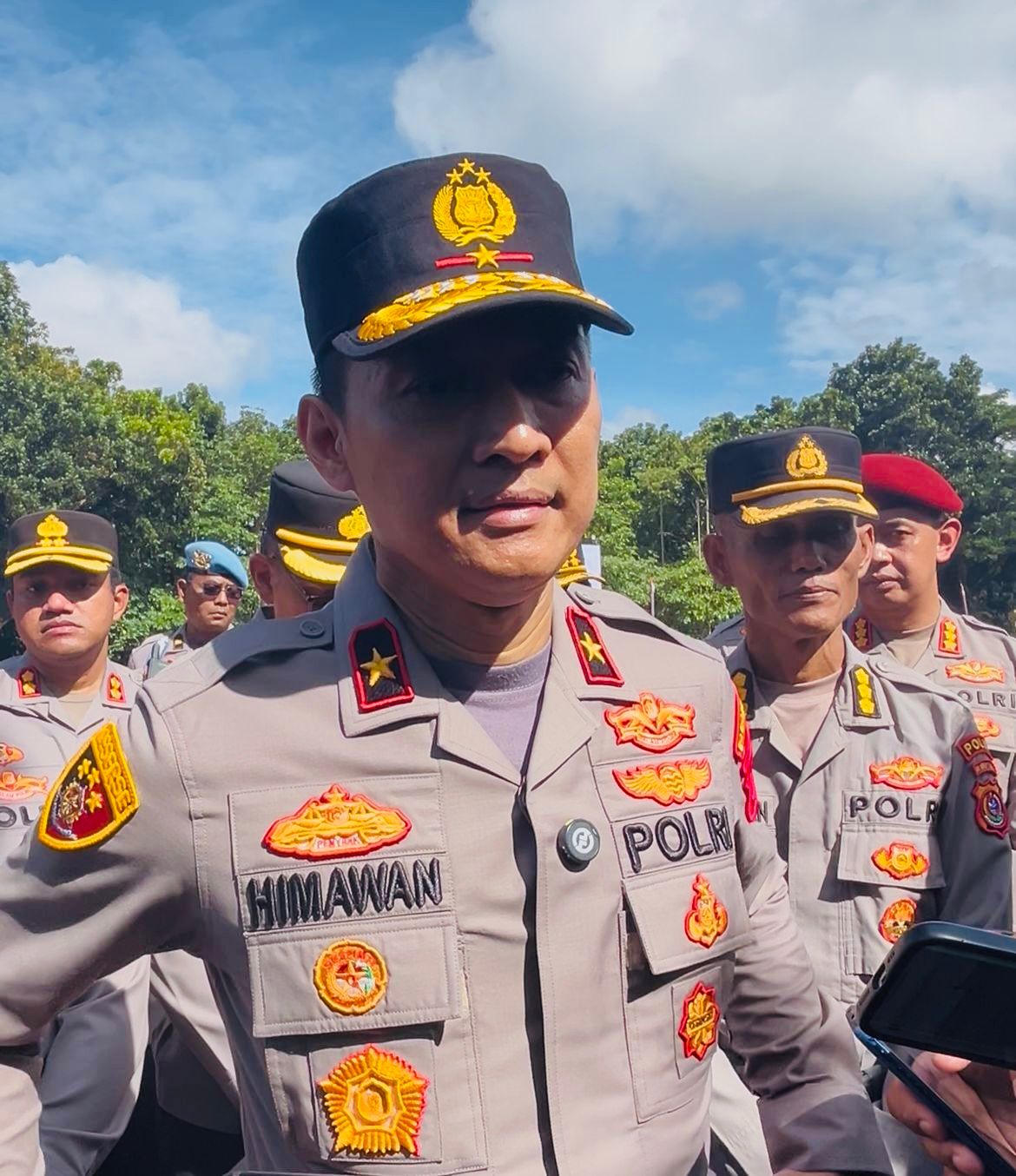 Kapolda Sultra, Brigjen Pol. Himawan Bayu Aji. (FOTO: FAYSAL/MS)