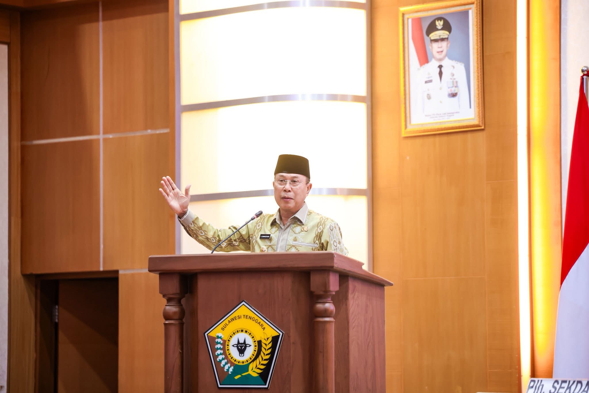 Gubernur Sultra, Andi Sumangerukka (ASR).
