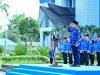 Wagub Sultra, Dr. Ir. Hugua, M.Ling., saat memimpin Upacara Peringatan Harkitnas ke-118 yang berlangsung di halaman Kantor Gubernur Sultra, Senin (20/5/2026). (Dok. Istimewa)