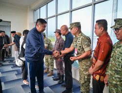 Danlanud Haluoleo Sambut Kedatangan Menteri PKP RI Maruarar Sirait di Kendari