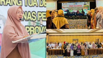 UPTD PSBK Dikbud Sultra saat menggelar Terapi Kelompok untuk Orang Tua Anak Berkebutuhan Khusus bertempat Hotel Plaza Inn Kendari selama dua hari, 4-5 Mei 2026.