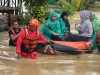 Poses evakuasi warga terdampak banjir di Kota Kendari. (Dok. Istimewa)